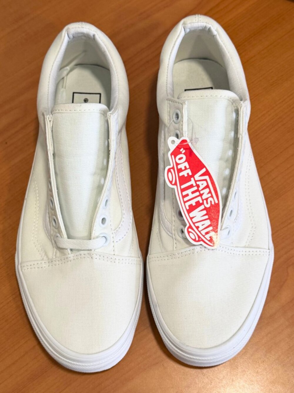 Vans Old Skool "True White" – Men's Size 8 / Women's Size 9.5 – NWT Brand New